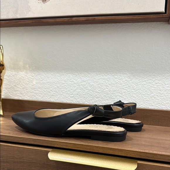 Charter Club Black Flats Minimalist Pointed-Toe Design - Picture 9 of 10